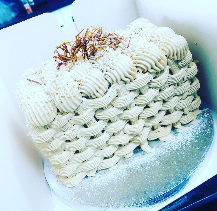 Banana, Biscoff and Caramel Cake
